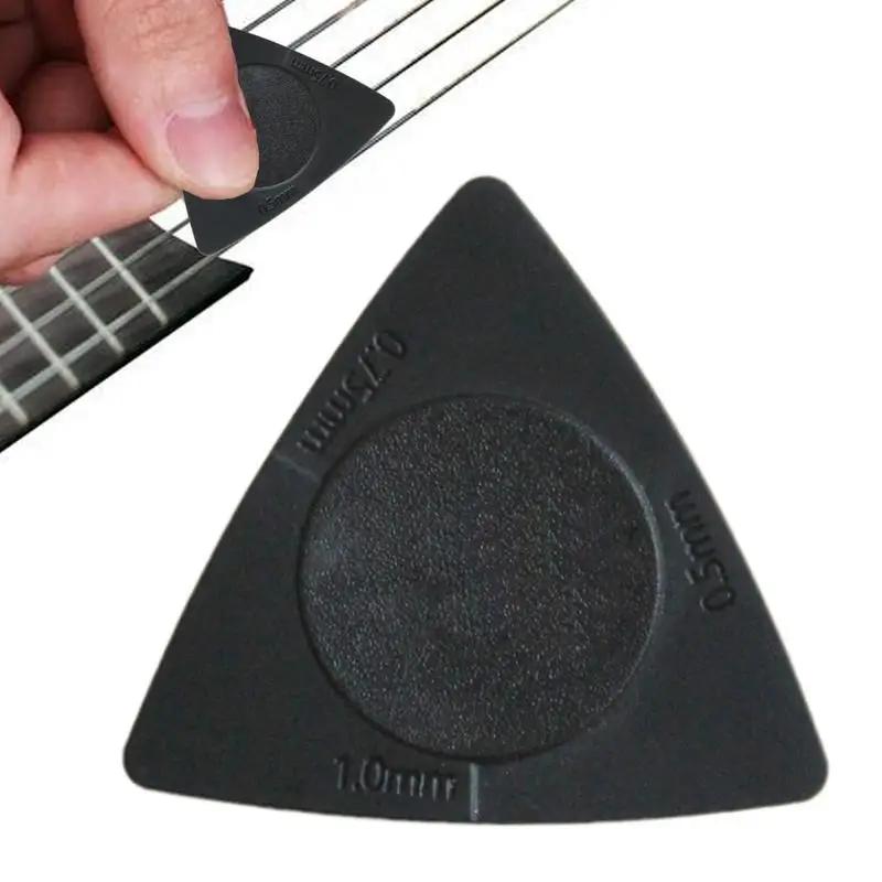 Grip Guitar Picks Picks Grip Triangular Shape Guitar Pics Thin Bass Picks Sweat Proof Guitar Pick Grips For Bass Guitarists