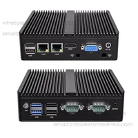 Industrial Control Small Host Mini Industrial Computer Quad-core J4125 Dual Network Double String N2840 Factory Direct Sales 3