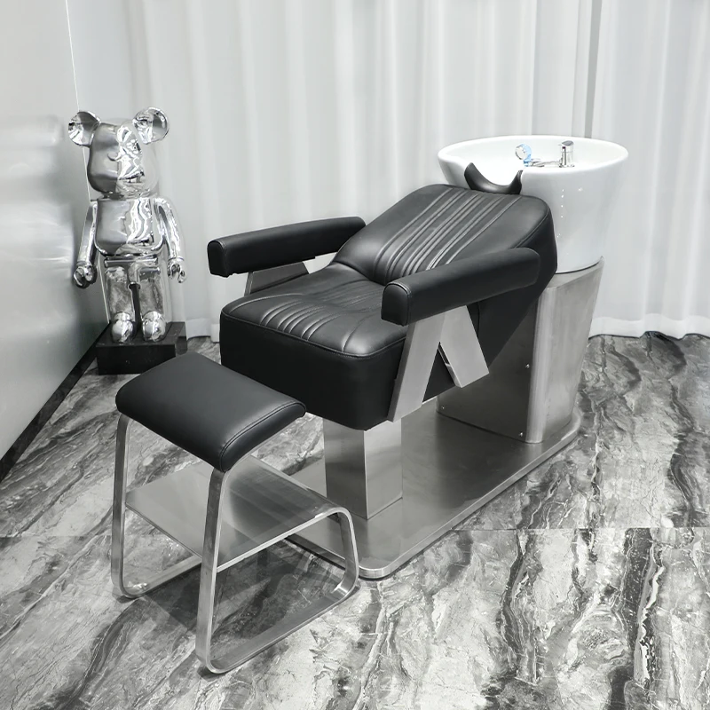 Shampoo Sink Chair Hairdressing Professional Beauty Hair Washing Chair Cosmetic Shaving Sillas Peluqueria Spa Furniture CY50XT