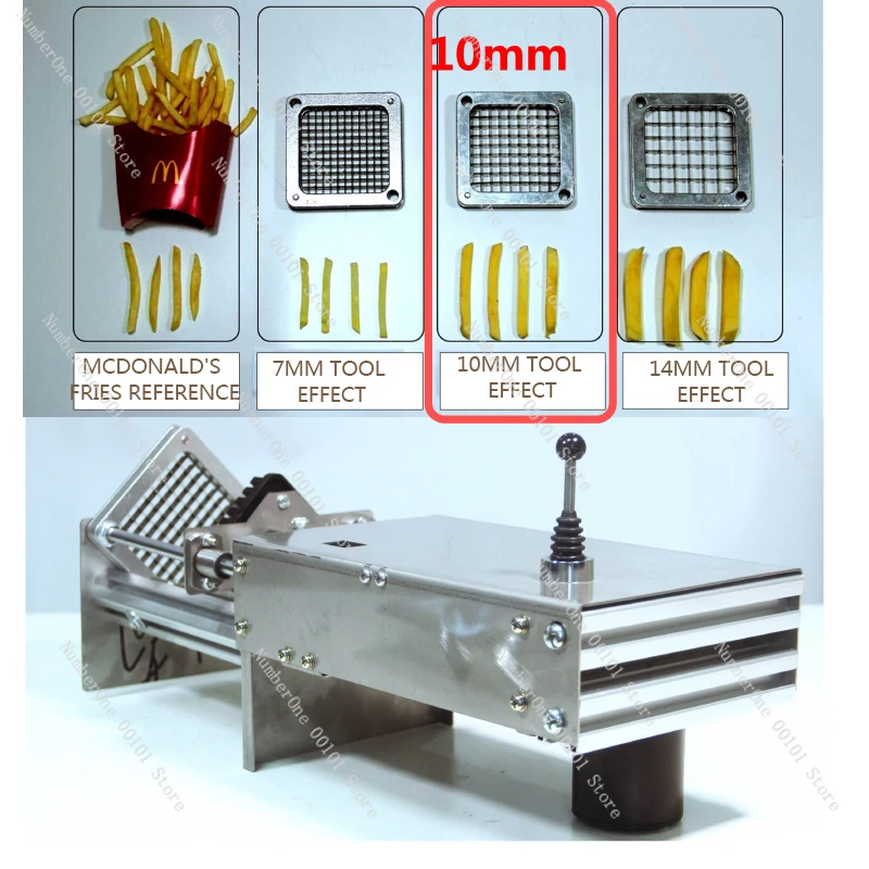 Automatic Vegetable Pushing Machine Household Electric Cutting Machine 220V/55W Potatoes Cucumbers and French Fries Slicing