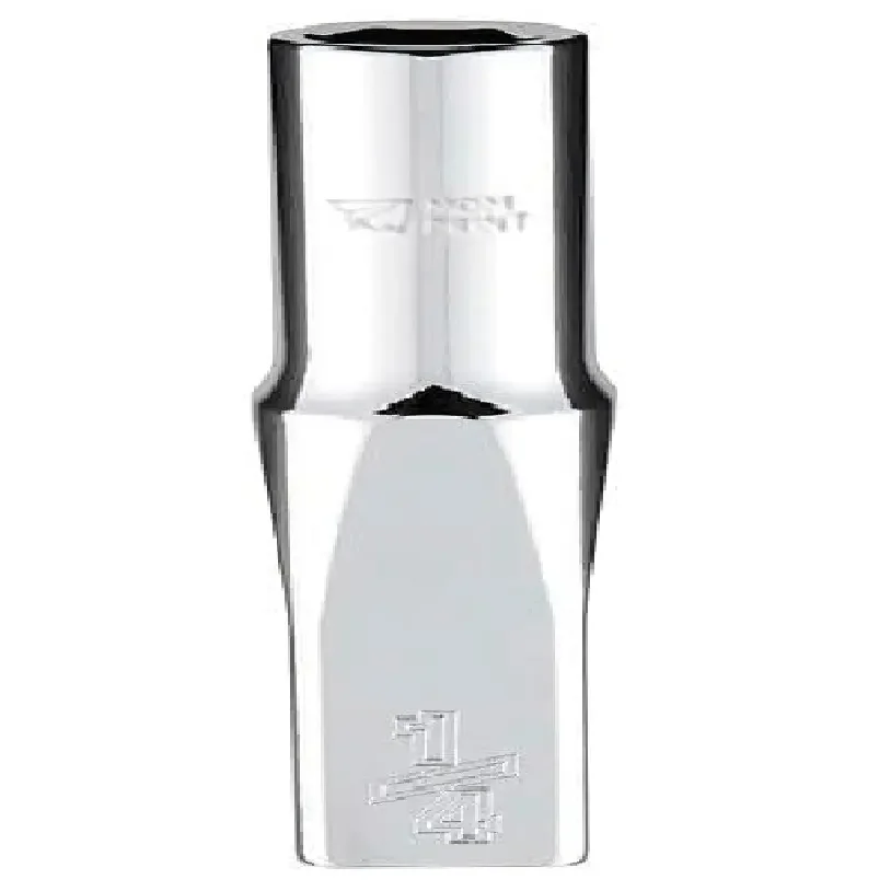 

1/4 in. Drive 1/4 in. SAE 6-Point Deep Socket with FOUR FLAT Sides