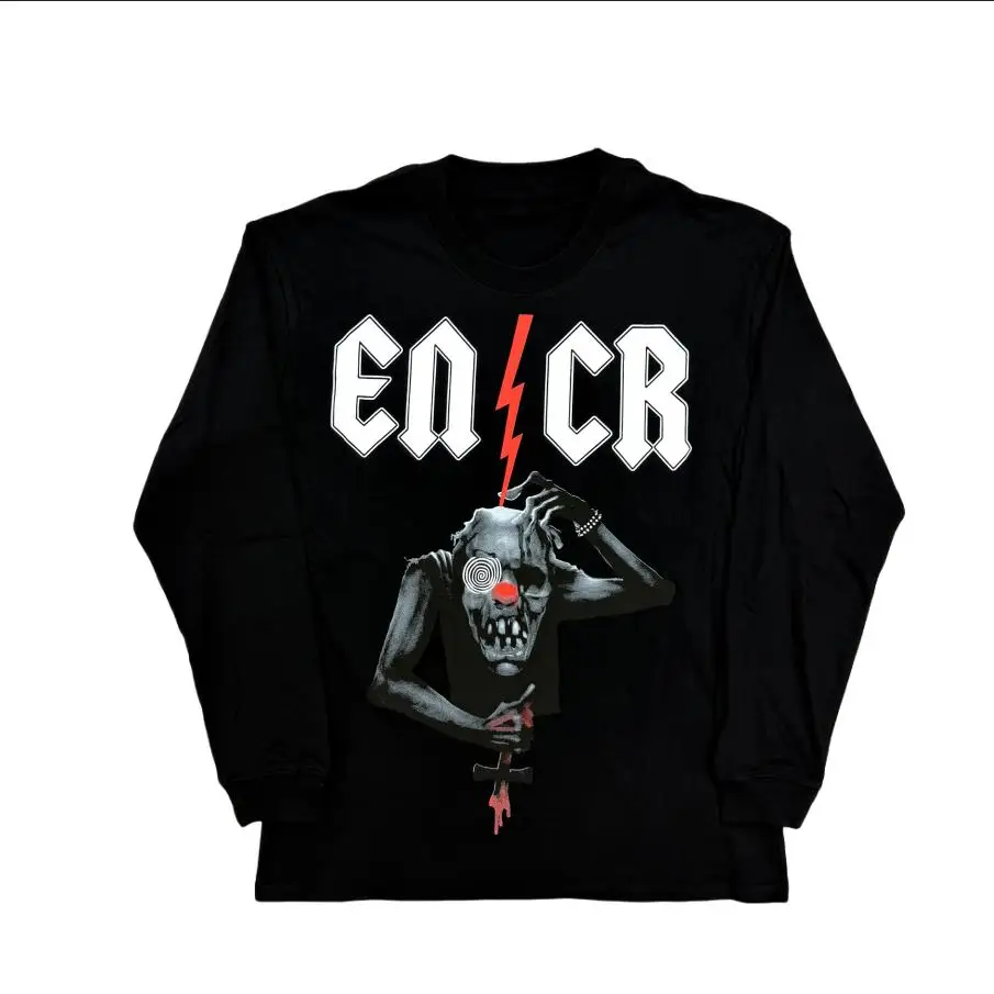 High New Men destrted devoted CHE ENCORE TOUR MERCH T Shirts T-Shirt Hip Hop Skateboard Street Cotton T-Shirts Tee Top Long #H16