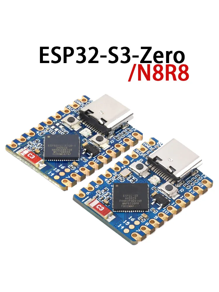 1/5/20 SZT. ESP32-S3-Zero/N8R8 ESP32-S3 Mini Płytka Rozwojowa 2.4GHz Wi-Fi BLE5 Wbudowana 4MB/8MB Pamięci Flash Moduł Supermini ESP32 S3 — zdjęcie produktu 7