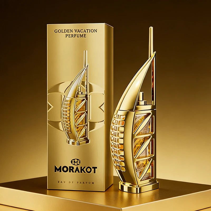 

MORAKOT Golden Vacation Unisex Perfume Long Lasting 75ml Eau De Toilette Gender Neutral Fresh Scent For Men Women Gift