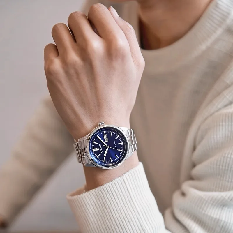 Original CITIZEN Japan Automatic Mechanical watches Luminous Business Waterproof Men's Watches Stainless Steel  NH8400-87L