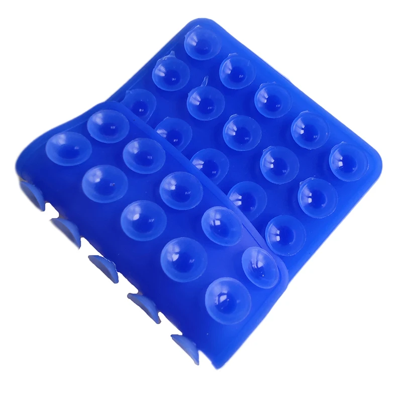 Non-slip Backed Adhesive Sucker Pad Fixed Pad 40 Double Side Silicone Suction Pad For Mobile Phone Fixture Suction Cup