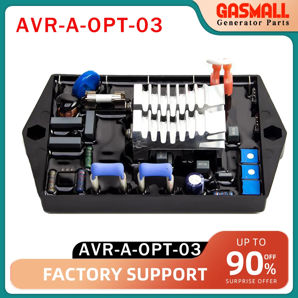 Generador AVR de AVR-A-OPT-03, regulador de voltaje automático, estabilizador de excitación sin escobillas para piezas de generador, nuevo