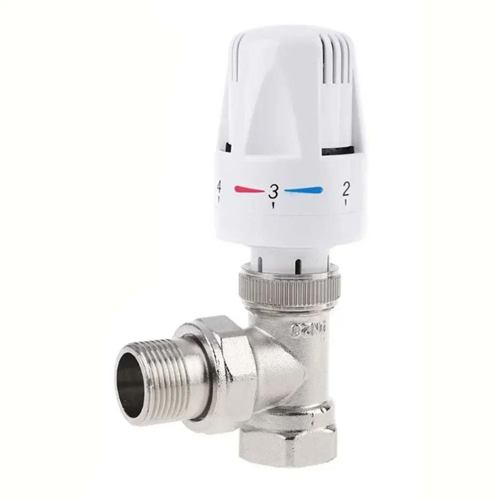 

DN15 DN20 Automatic Thermostatic Radiator Valve G1/2" G3/4" Special Angle Valve For Floor Heating Copper Radiator Thermostat