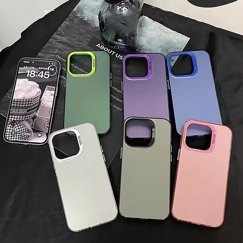 Frieren Beyond Journey End For Apple iPhone 15 14 13 12 11 X XS XR 8 7 Plus Pro Max Matte Colored Silver Phone Case