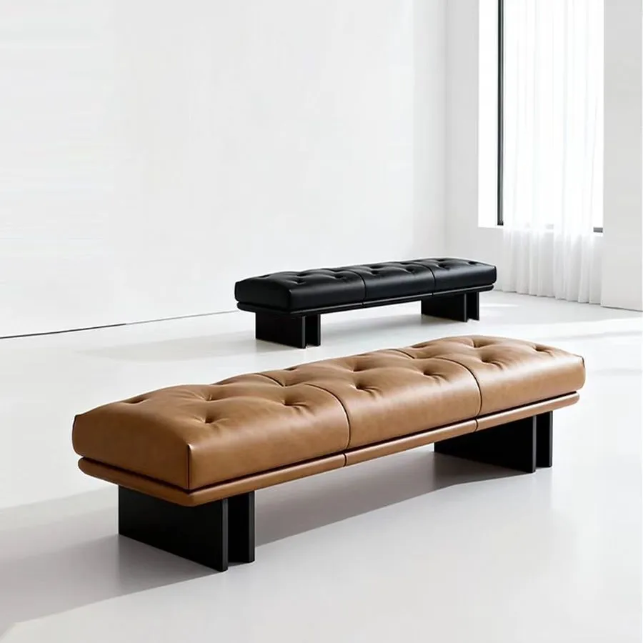 

Family Bedroom Bedside Stool Clothing Store Cloakroom Shoe Change Stool Meeting Guest Solid Wood Bench