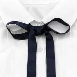 Bowtie for male and female students Korean long ribbon Japanese JK bow tie  college style black red spring and summer