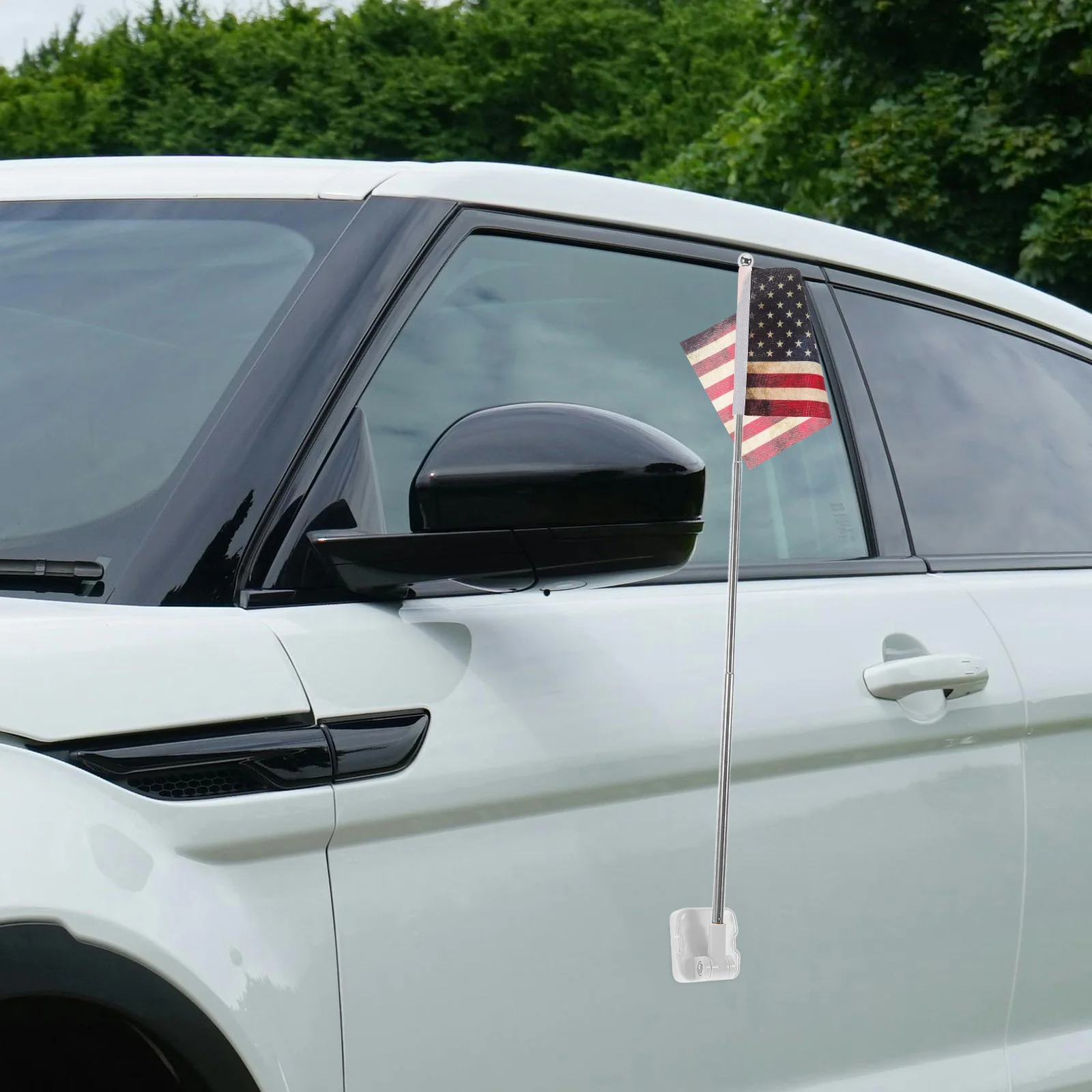 

1pcs Flag Holder For Car Stable Flagpole Stand Mount For Vehicle Parade Celebration Car Flagpole Stand Auto Flag Base