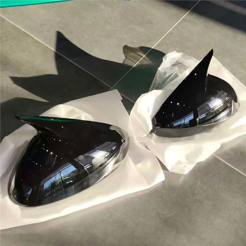 DT42-Reverse Mirror Shell Cover Sharp Angle Rearview Mirror For Alfa Romeo Giulia 2017-2026 High Quality Carbon Fiber Pattern