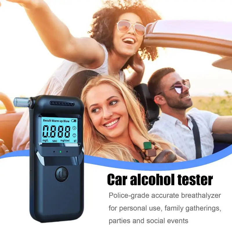 Breathalyzer For Alcohol Portable Blood Alcohol Tester Professional Breathalyzer Lightweight Breath Alcohol Tester Home Alcohol