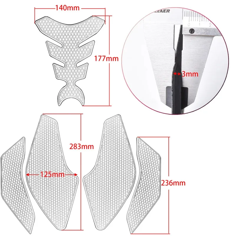 Gsx8r GSX-8R almofada do tanque da motocicleta protetor adesivo decalque gás joelho aperto para suzuki gsx 8r 8s 2023-2025 gsx8s acessórios
