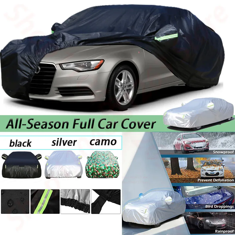 

Waterproof Car Cover Replace custom For 2004-2025 Audi A6/S6 Windproof Bands for Snow Rain Dust Hail Protection