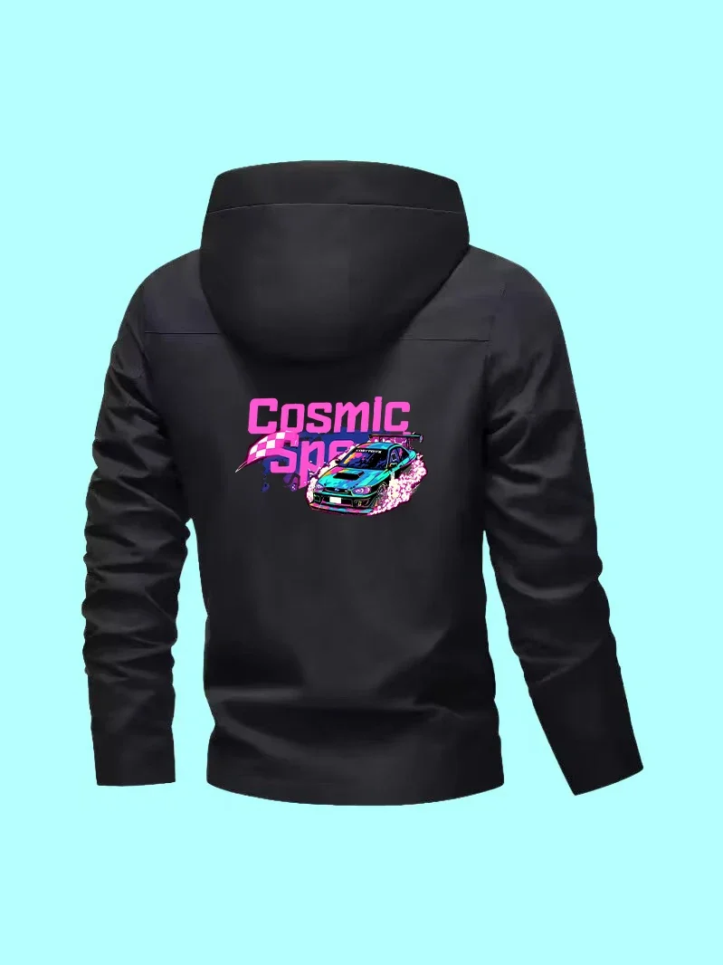 

This Slim-fit Casual Men's Jacket Has New Style, Classic Details, Sports Prints, Works for Travel and Daily Home Use.