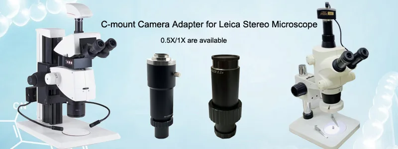 0,55X C-Mount Relais Linsen Adapter Mikroskop Kamera Adapter für Leica DM Serie Trinokular Mikroskop – Detail 7