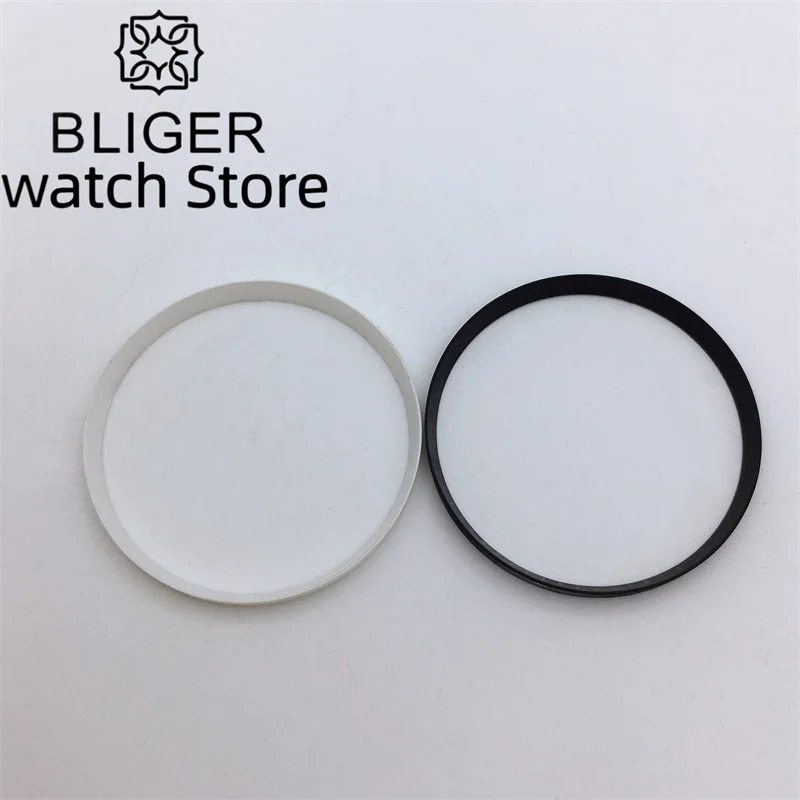 BLIGER Watch case Parts 30mm*28mm*2.4mm Chapter Ring Two-color GMT/ Monochrome chapter ring for 40mm diving series watch case