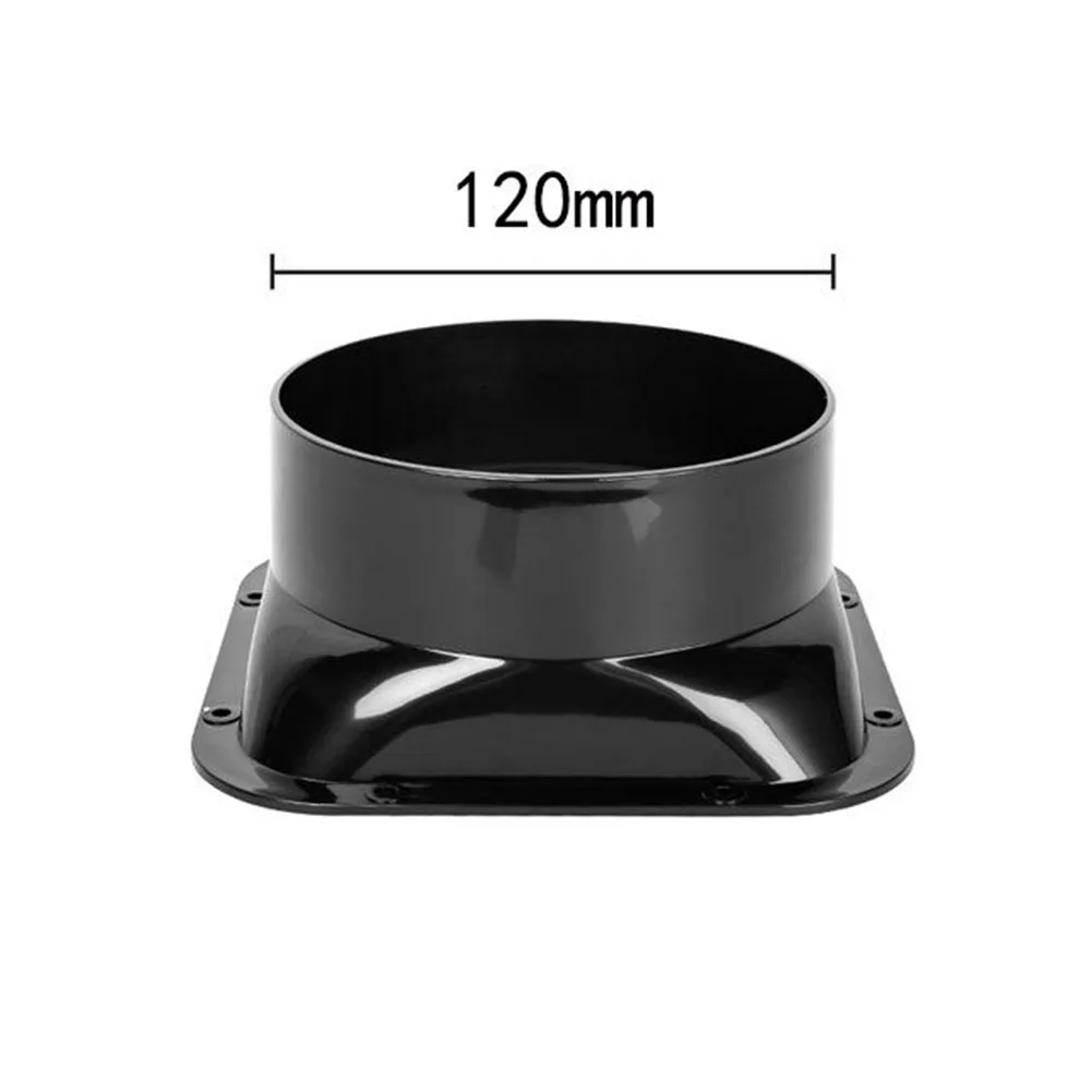 8-типный соединитель воздуховода с квадратным фланцем, АБС-пластик для шланга диаметром 100-300 мм, обратный клапан для ванной комнаты, кухни, детали вентилятора