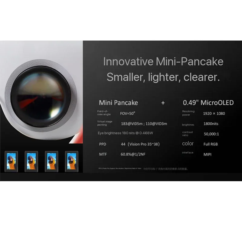 Occhiali intelligenti Slamglass Vision Air MR VR Fov 50 ° Schermo Private Cinema MR Nota di visualizzazione: Solo blu