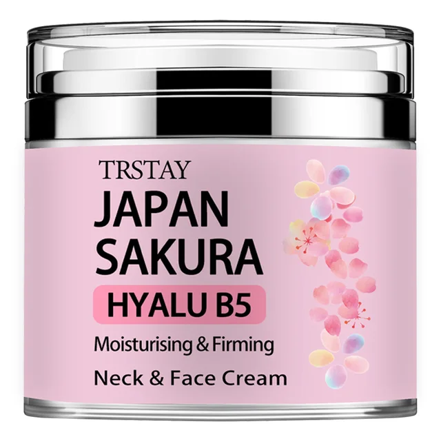 Japan Sakura Essence Cream, Sakura Tone Up Cream z kwasem hialuronowym,