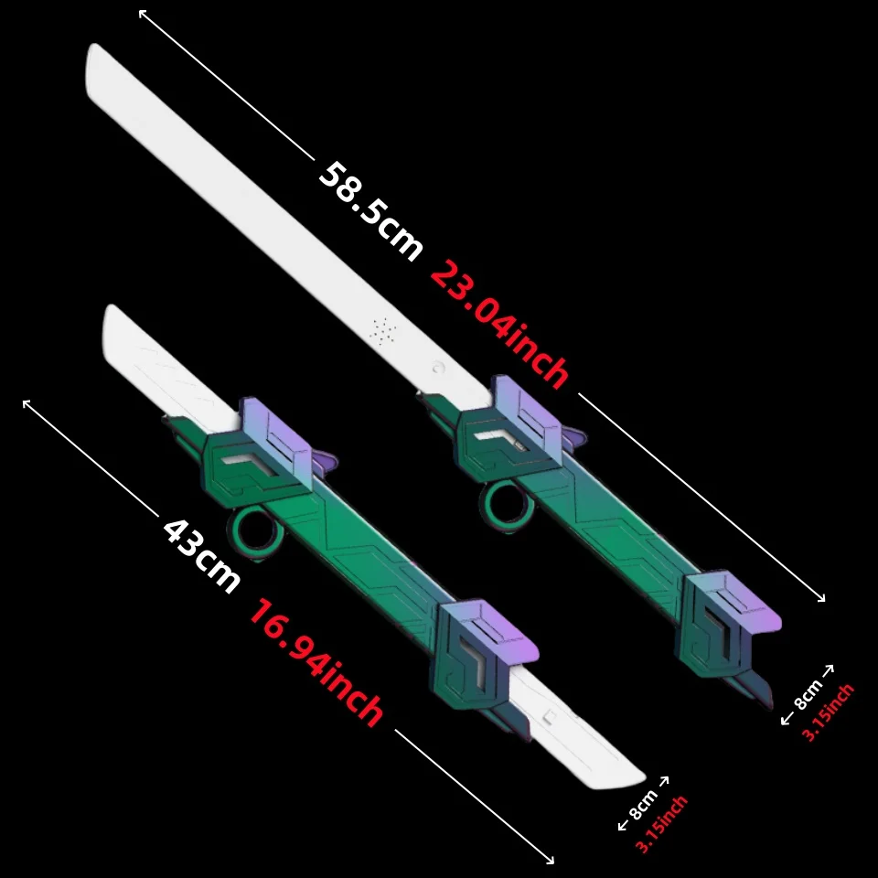 7-Color ثنائي الرأس تلسكوبي Lightsaber الدورية متوهجة المبارزة السيف الاطفال الكبار معركة السيف USB قابلة للشحن مع الصوت والضوء #2