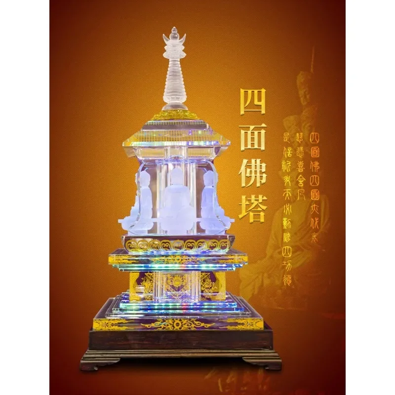 

Glazed multi-treasure stupa, crystal stupa, offering ornament, treasure box, Indrani Bodhi Pagoda, Ashoka Pagoda