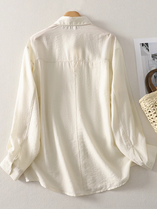 เสื้อคลุมสตรีสไตล์เกาหลี แขนยาว ผ้าพันคอ คอปก ทรงหลวม ผ้าฝ้ายบาง ดีไซน์ฤดูใบไม้ร่วง แฟชั่นไม่ซ้ำใคร เสื้อคลุมตัวบน