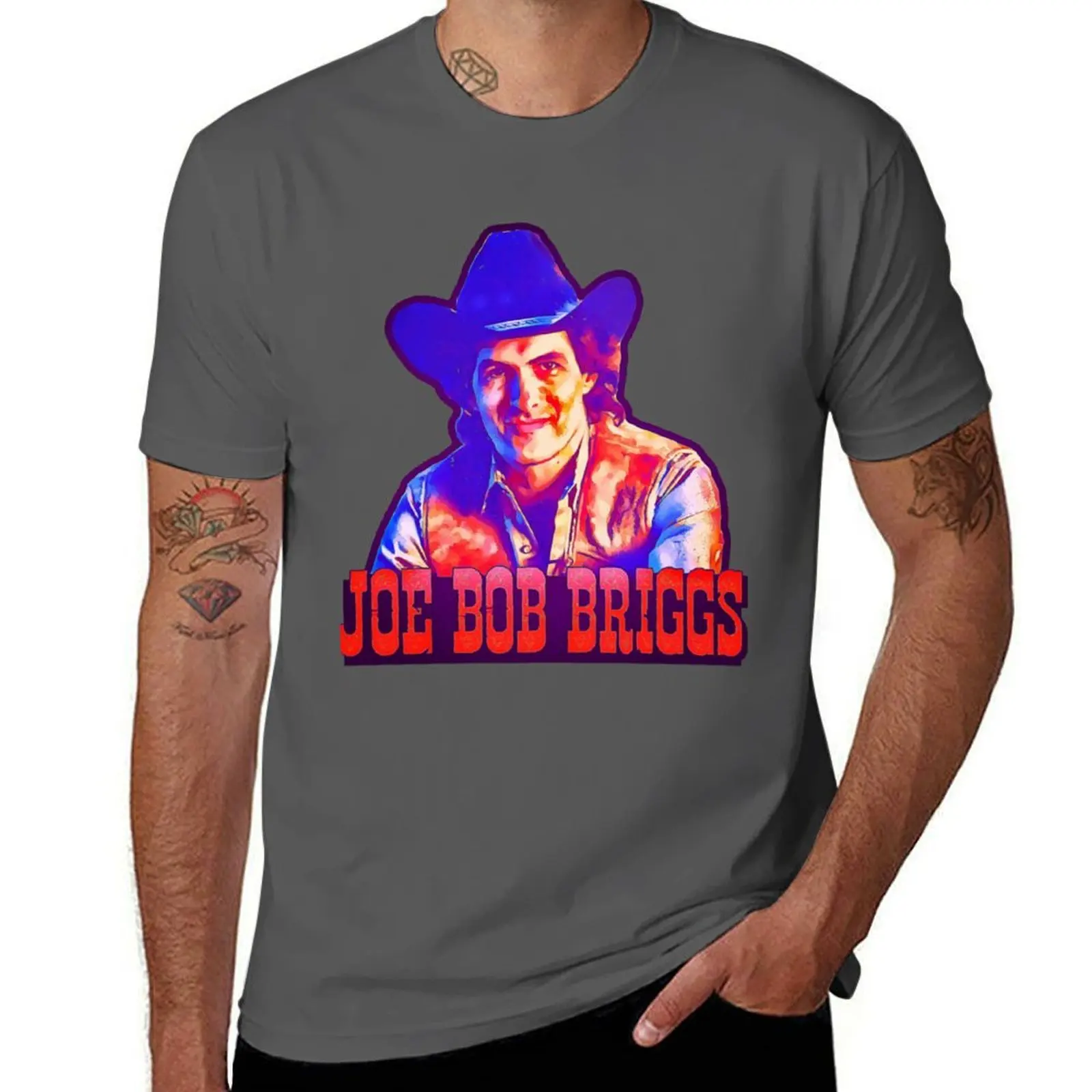 

Icne horreur de Joe Bob Briggs T-Shirt Stain Resistant Casual Tee
