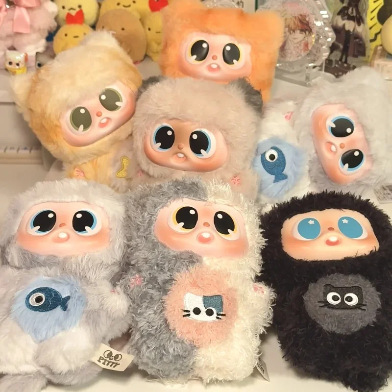 

Pitty V2 Vinyl Plush Blind Box Cat Dormitory Series High Quality Schoolbag Pendant Toy Mystery Box Collectible Creative Dolls
