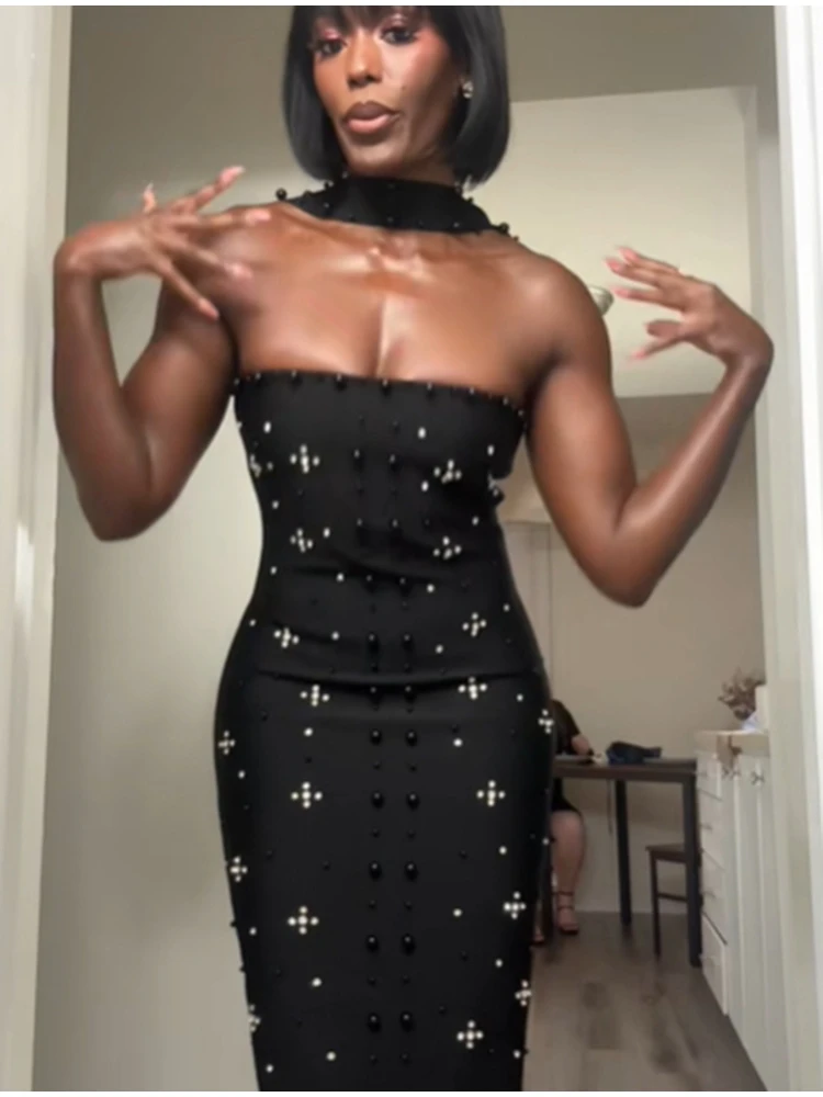 

Elegant Dress Spicy Girls Trendy Lady Gown Vintage Chic Designer Party Women Date Hot Sexy Streetwear