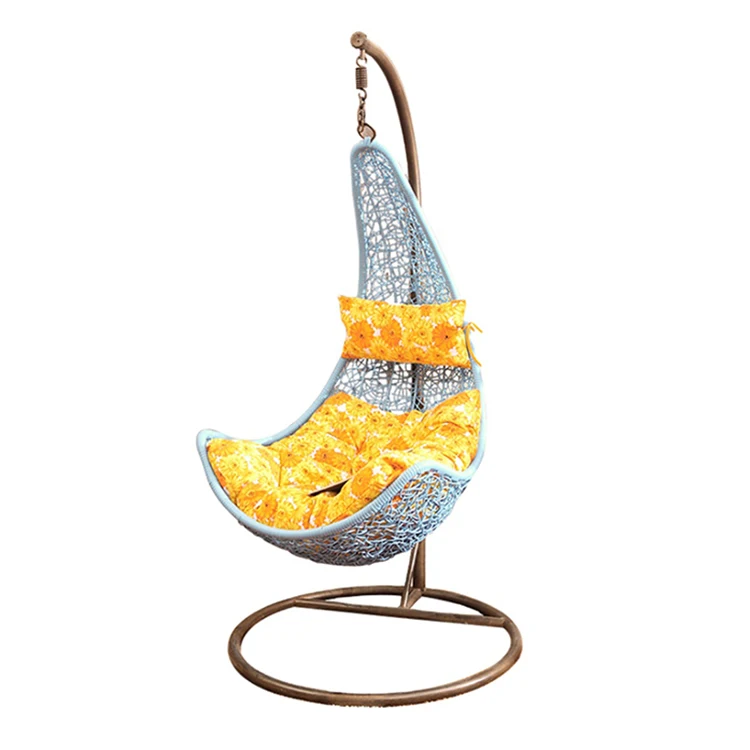 

◌◕ Modern Single Egg Chair Swing Chair Outdoor Patio Balcony PE Rattan Hanging Wicker Garden Hammock Waterproof Cushion Hotel