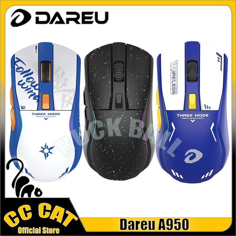 

Беспроводная мышь Dareu A950, A955, Em901, Bluetooth, 12000dpi