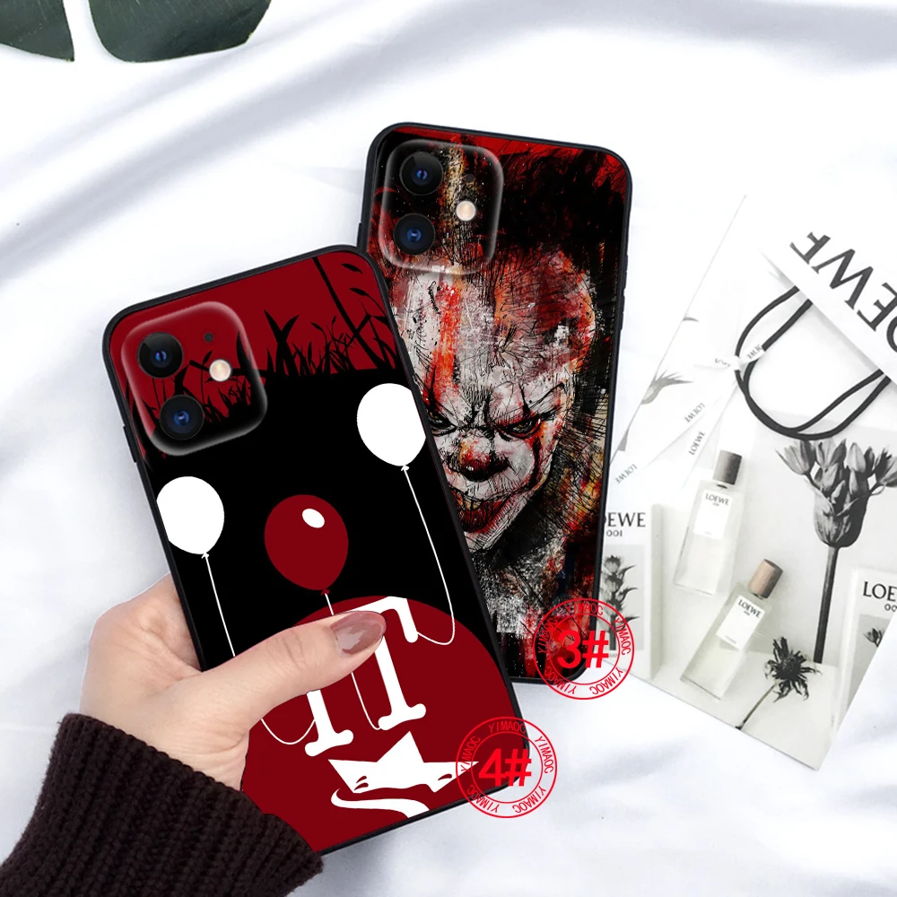 C132 pennywise المهرج المرعب جراب ناعم لهاتف sunga j2 prime j4 core j5 j6 plus j7 pro j8 s7 edge s8 note 8 9 10 lite 20 ultra