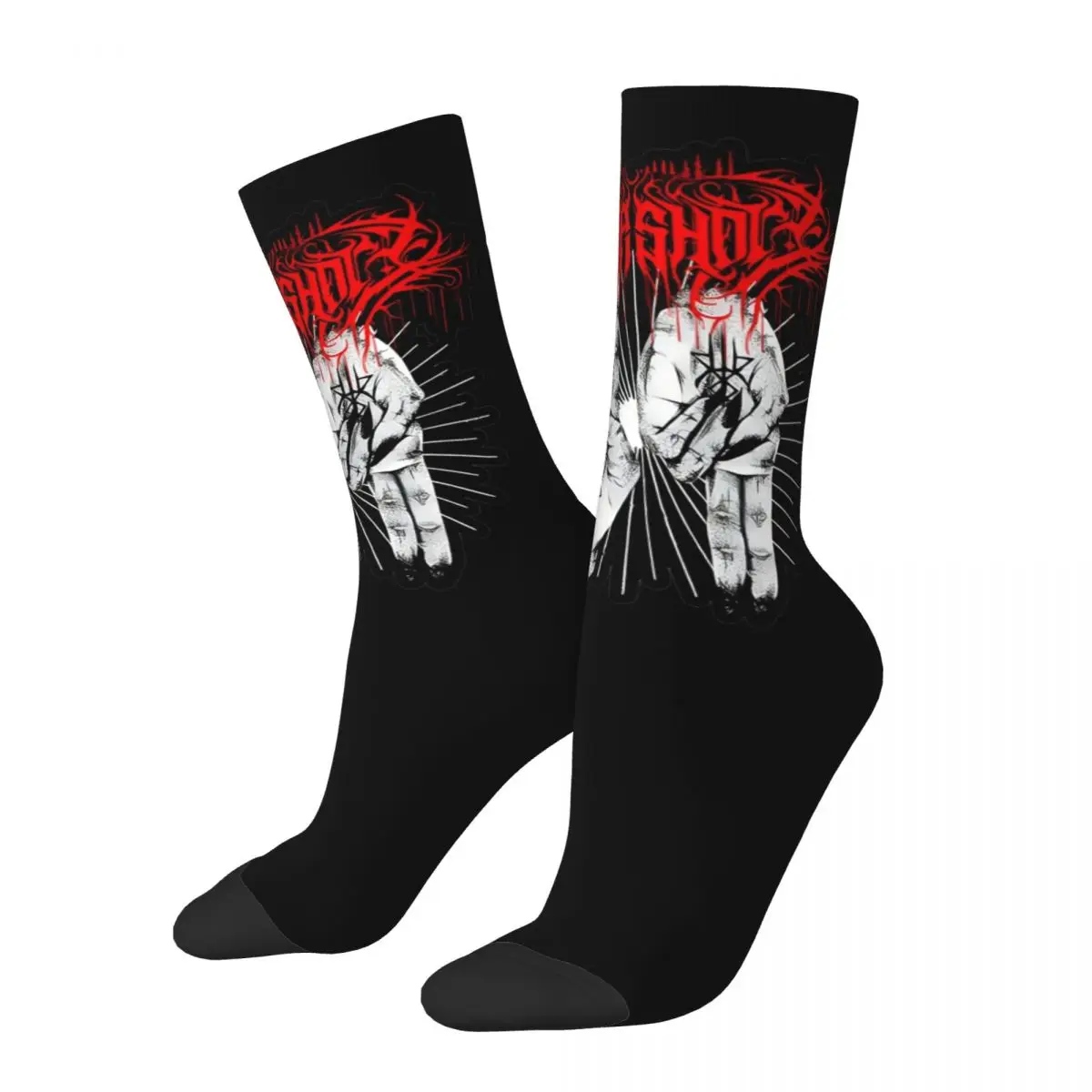 Autumn Winter Fashion Men's Women's Lorna Shore American Deathcore Socks Non-slip Crew Socks