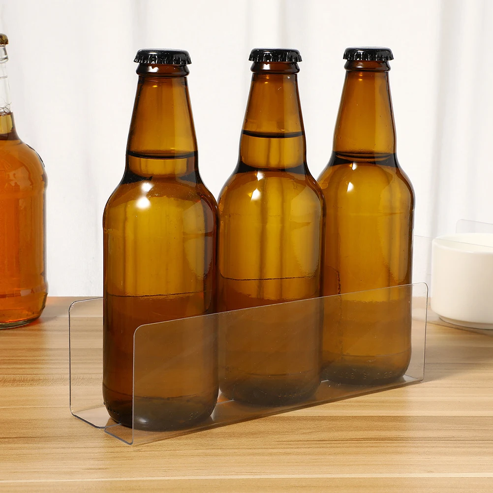 

10 Pcs Shelf Baffle Shelves Cabinet Rack Transparent Plastic Closet Separator Dividers