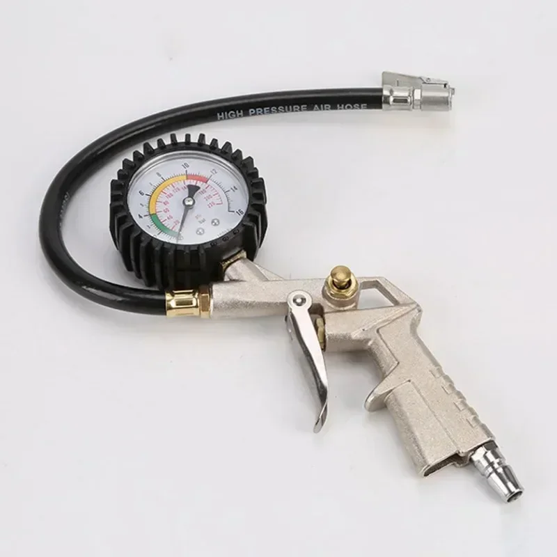 220PSI سيارة قياس ضغط الإطارات مؤشر الانكماش الإطارات السيارات الإطارات التضخم قياس الضغط عالية الدقة متر #3