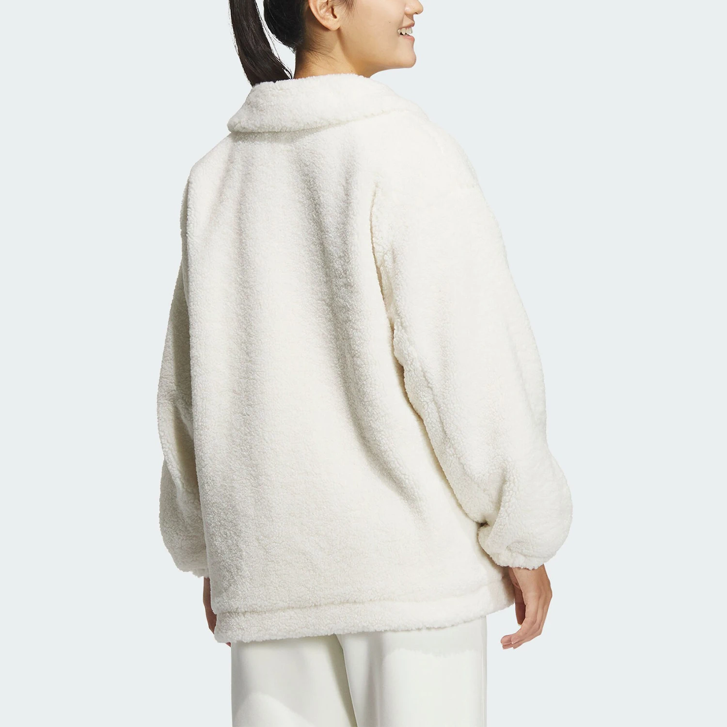 سترة أديداس أصلية LOUNGE BOA JKT للسيدات من القص الصناعي JJ3575 #3