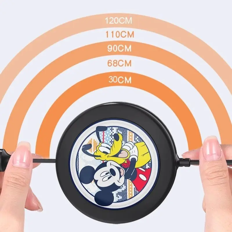 Spider-Man Capitan America Mickey Hulk Iron Man Personaggi dei cartoni animati Telescopico 3 in 1 Cavo dati per auto con personalità di ricarica Regali