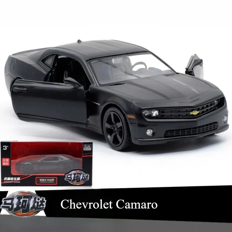 シボレー CR6-カマロ シリーズ シミュレート合金製カーモデル 非走行可能、ゼンマイ式推進 ハロウィン ブラックフライデーギフト