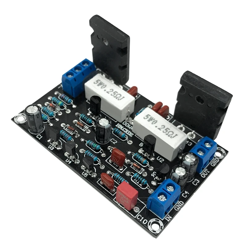 2SC5200+2SA1943 Mono Channel 100W HIFI Audio Power Amplifier Board High-Power Mono