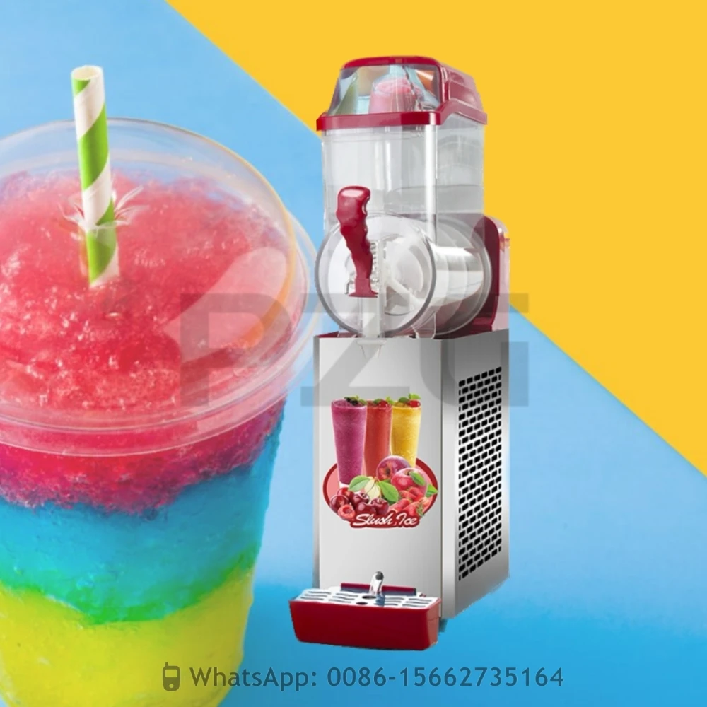 Single Jar Smoothie Daiquiri Slash Margarita Slushie Machine Granita Ice Puppy Frozen Drink Slush Machine 1 2 3 Tanks Maker