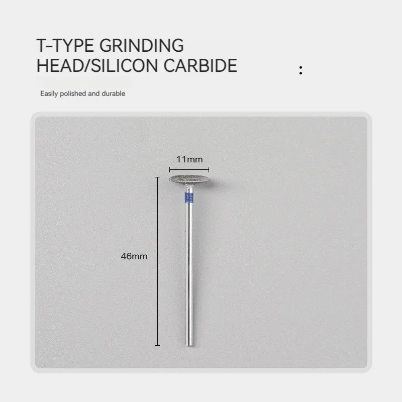 หัวเจียรทรงจานบิน 3 ชิ้น เครื่องขัดเล็บแบบพกพา อุปกรณ์ขัดเล็บมืออาชีพ กำจัดหนังกำพร้า เครื่องเจียรเล็บ