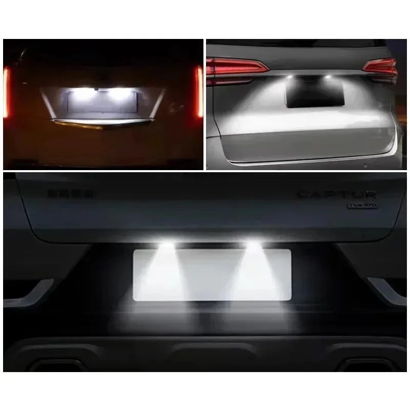 MK3 12V مناسب جديد لسيارة Renault Laguna Master Megane Traffic White لوحة ترخيص LED