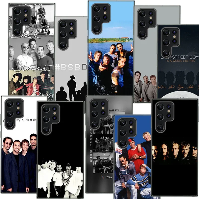 B-Backstreet Boys BSB Soft Clear Phone Case For Samsung Galaxy S21 S20 S23 FE S24 S22 Ultra Capa S10 S9 S8 Plus S10E Cover Shell