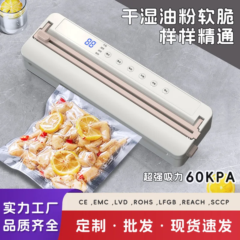 

Suitable forVacuum sealing machine Vacuum preservation machine Small household vacuum sealing machine Food plastic sealing vacuu