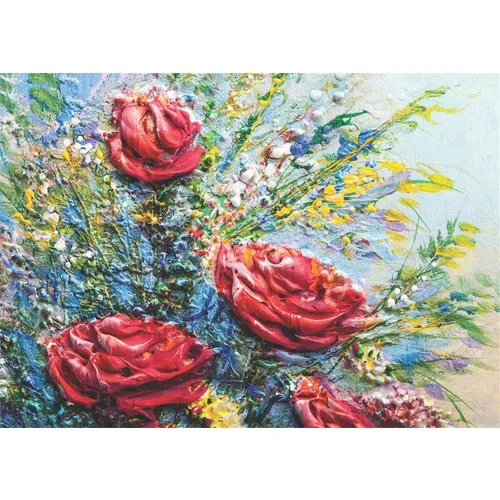 Sharp Color 1000 Piece Jigsaw Puzzle Table Rose 260390