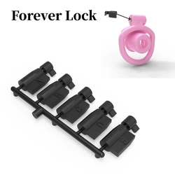 New Disposable Permanent Plastic Key for Male Sissy Universal Chastity Cage Penis Ring Eternity Lock 5 Piece (Lock Only) Sextoys