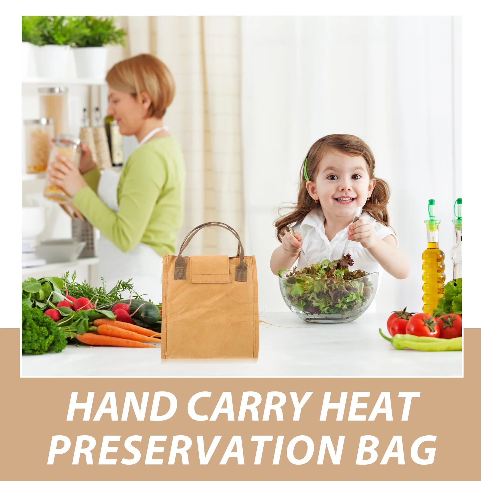 

Изолированная сумка для обеда, большая вместительная многоразовая сумка, портативная термосумка для бенто, контейнер для работы, пикника, уличная сумка для обеда